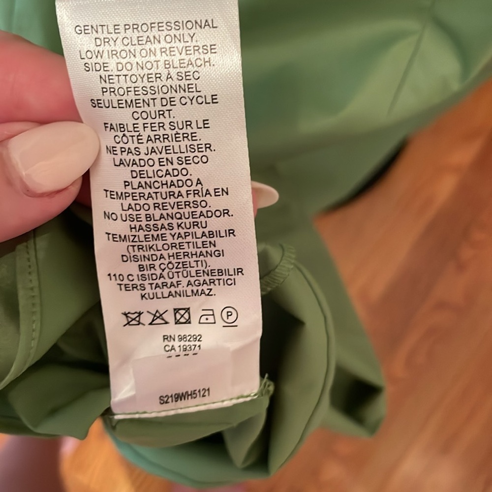 NWT Tibi skirt size 2 removable belt side zipper removable belt - Picture 12 of 12